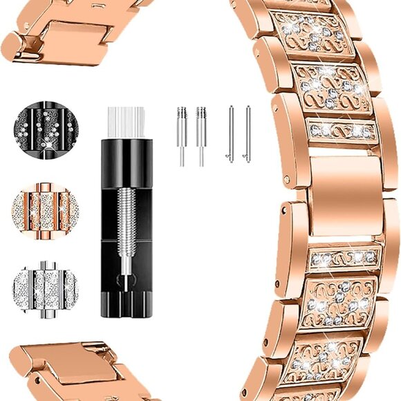 Smart Watch and 3 19mm Bands - Picture 3 of 3